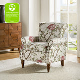 Artemisa Modern Floral Pattern Upholstered Armchair