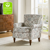 Artemisa Modern Floral Pattern Upholstered Armchair