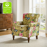 Artemisa Modern Floral Pattern Upholstered Armchair