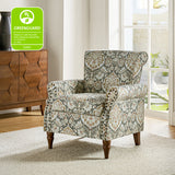 Artemisa Modern Floral Pattern Upholstered Armchair