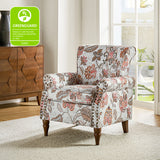 Artemisa Modern Floral Pattern Upholstered Armchair