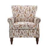 Artemisa Modern Floral Pattern Upholstered Armchair