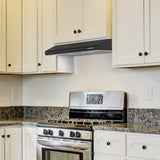 CIARRA 30 Inch Under Cabinet Range Hood CAB75918B-OW