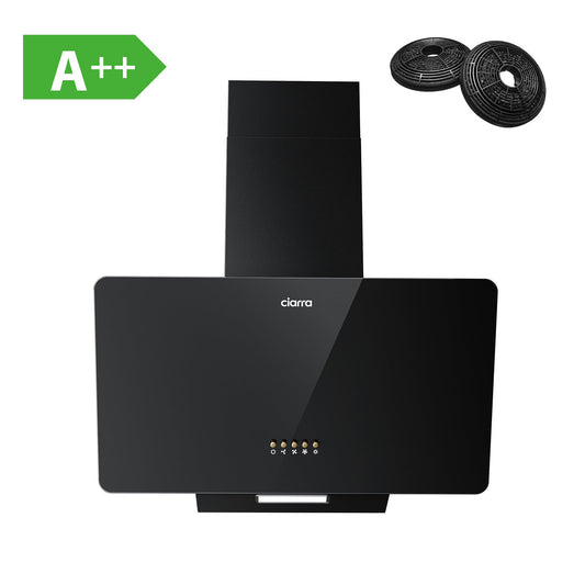 CIARRA 60cm Angled Wall Mounted Cooker Hood CBCB6750-B