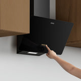 CIARRA 60cm Angled Wall Mounted Cooker Hood CBCB6750-B