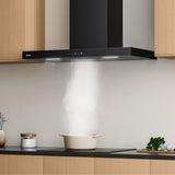 CIARRA 90cm Wall Mount Cooker Hood Wifi & Touch Control CBCB9102-B