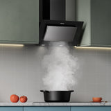 CIARRA 60cm Angled Wall Mounted Cooker Hood CBCB6736D-OW