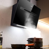 CIARRA 60cm Smart Glass Angled Cooker Hood CBCB6736G-OW