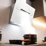 CIARRA 60cm Smart Glass Angled Cooker Hood CBCS6736G-OW