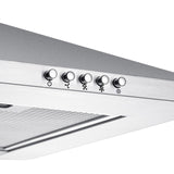 CIARRA 60cm Wall Mount Cooker Hood with 3-speed Extraction CBCS6201-OW