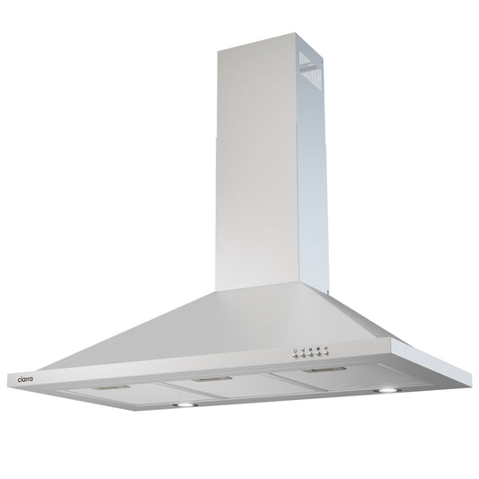CIARRA Chimney Cooker Hood 90cm 550m³/h LED Light CBCS9301-OW