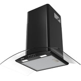 CIARRA Curved Glass Cooker Hood 60cm CBCB6506C-OW