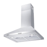 CIARRA 30 Inch Wall Mount Chimney Range Hood CAS75206P-OW