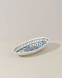 Ceramic Hand Painted Decorative Oval Plate | Terrata Collection
