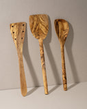 Natural Olive Wood Utensils Bundle