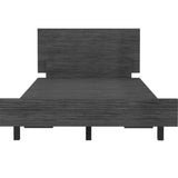Tuhome Kaia Twin Bed Base with Integrated Headboard, Modern Supportive Platform Design, Elegant Minimalist Structure for Comfortable Rest and Stylish Bedroom Upgrades, Durable Freestanding Frame for Daily Use