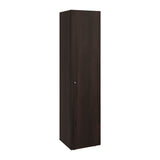Home Linen Freestanding Tall Cabinet with Single Door and 4 Horizontal Storage Shelves, Cabinet for Bathroom, Bedroom or Laundry Room