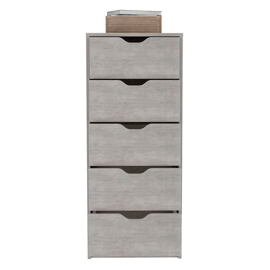 Basilea 5 Drawers Tall Dresser