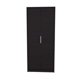 Wenden Spacious Freestanding Armoire Wardrobe Console Double Door Design for Bedroom Storage Upgrade Featuring Hanging Rod and Interior Shelves for Optimized Garment Organization