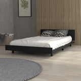 Tuhome Kaia Twin Bed Base with Integrated Headboard, Modern Supportive Platform Design, Elegant Minimalist Structure for Comfortable Rest and Stylish Bedroom Upgrades, Durable Freestanding Frame for Daily Use