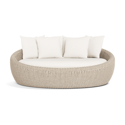 Cordoba Daybed (Twisted Wicker Oyster / Panama Blanco)