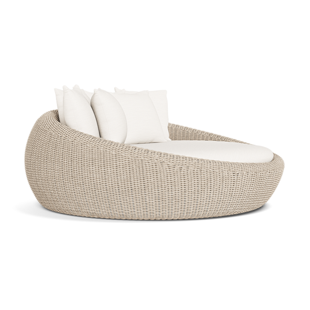 Cordoba Daybed (Twisted Wicker Oyster / Panama Blanco)