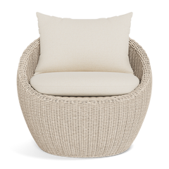 Shop Harbour Cordoba Lounge Chair (Twisted Wicker Oyster  Panama Blanco)