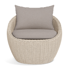 Shop Harbour Cordoba Lounge Chair (Twisted Wicker Oyster  Panama Blanco)