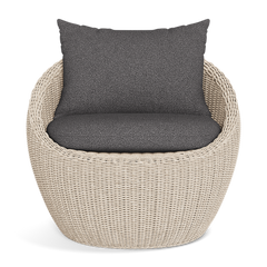 Shop Harbour Cordoba Lounge Chair (Twisted Wicker Oyster  Panama Blanco)