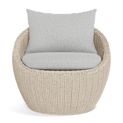 Shop Harbour Cordoba Lounge Chair (Twisted Wicker Oyster  Panama Blanco)