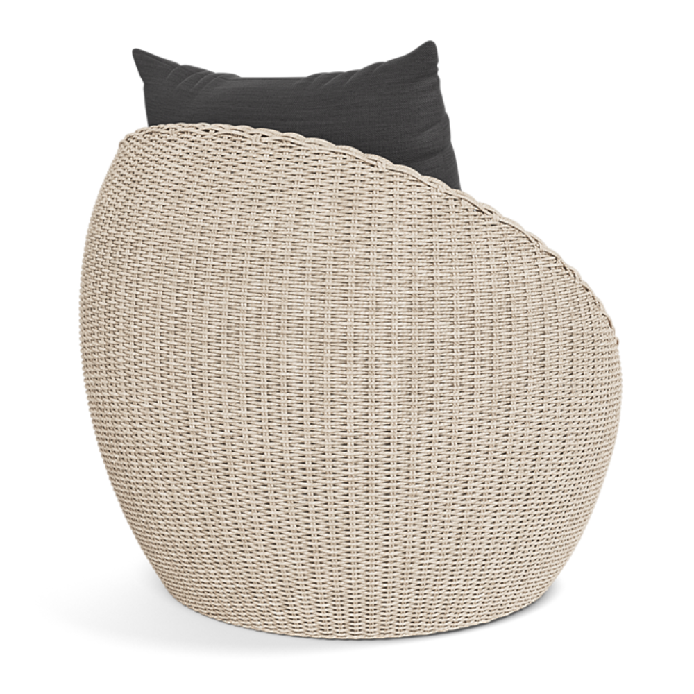 Shop Harbour Cordoba Lounge Chair (Twisted Wicker Oyster  Panama Blanco)