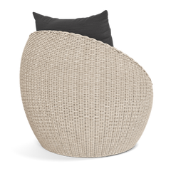 Shop Harbour Cordoba Lounge Chair (Twisted Wicker Oyster  Panama Blanco)