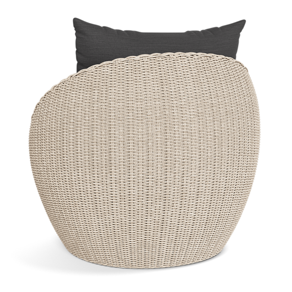 Shop Harbour Cordoba Lounge Chair (Twisted Wicker Oyster  Panama Blanco)