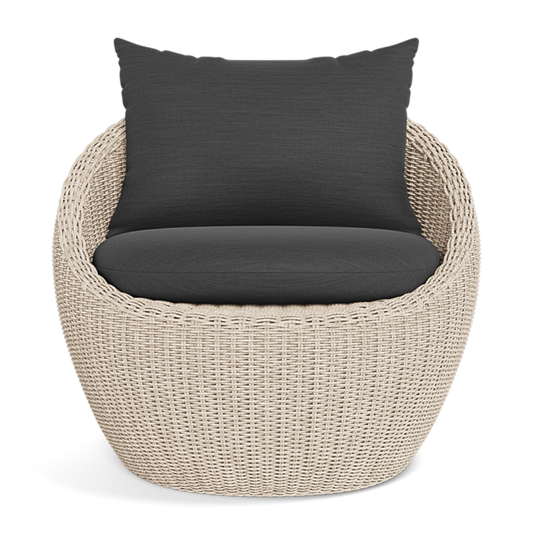 Shop Harbour Cordoba Lounge Chair (Twisted Wicker Oyster  Panama Blanco)