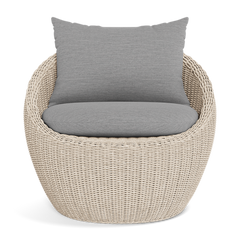 Shop Harbour Cordoba Lounge Chair (Twisted Wicker Oyster  Panama Blanco)