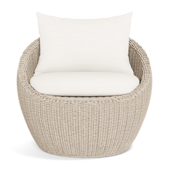 Shop Harbour Cordoba Lounge Chair (Twisted Wicker Oyster  Panama Blanco)