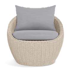 Shop Harbour Cordoba Lounge Chair (Twisted Wicker Oyster  Panama Blanco)