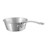 Mauviel M'COOK 5-Ply Splayed Saute Pan With Cast Stainless Steel Handle