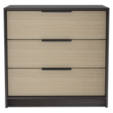 Tuhome Kaia 3 Drawers Dresser with Spacious Storage, Modern Superior Top for Décor, Functional Bedroom Organizer for Clothing and Essentials, Contemporary Space-Saving Furniture with Smooth Metal Hardware
