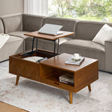 Ria Coffee Table with Lift Top and Flared Legs
