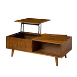 Ria Coffee Table with Lift Top and Flared Legs