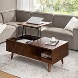Ria Coffee Table with Lift Top and Flared Legs