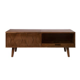 Ria Coffee Table with Lift Top and Flared Legs