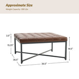 Francisca Industrial and Modern-Style Versatile Waterproof Coffee Table