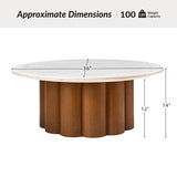 Kemina Marble Top Coffee Table