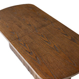 Oval Modern Coffee Table with Concealed Storage