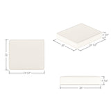 Ottoman Welt Cushion - 23.5 x 20 x 3.5