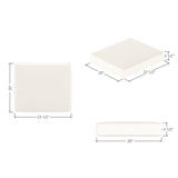 Ottoman Cushion - 23.5 x 20 x 3.5