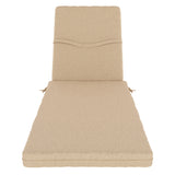 Chaise Lounge Cushion - Seat 25 x 47 x 3.5 | Back 23 x 19 x 3.5