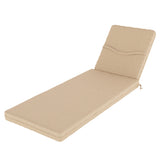Chaise Lounge Cushion - Seat 24.5 x 52.5 x 3.5 | Back 22 x 24 x 3.5